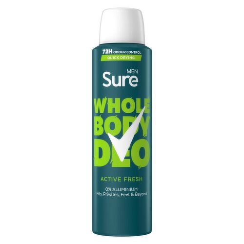 Sure Men Active Fresh Whole Body Deodorant 150 ml