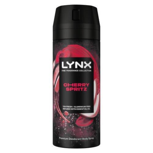 Lynx Fine Fragrance Collection Cherry Spritz Premium Body Spray 150 ml