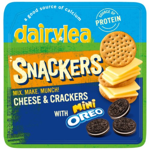 Dairylea Snackers Cheese & Crackers with Oreo Cheese Snack 56.5 g