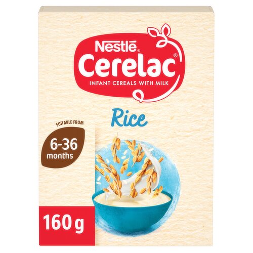 Cerelac Infant Cereals with Milk Rice 6+ Months 160g