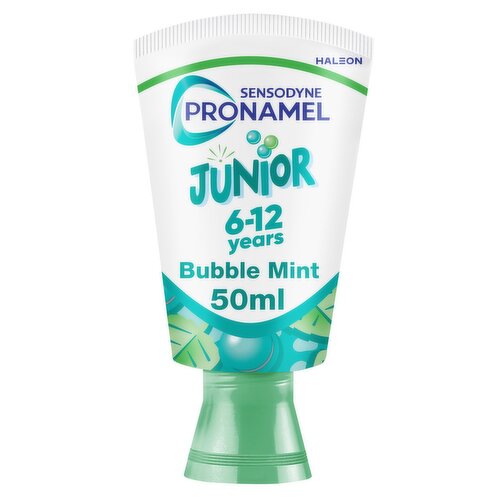 Sensodyne Pronamel Junior 6-12 Years Toothpaste, Bubble Mint, 50 ml