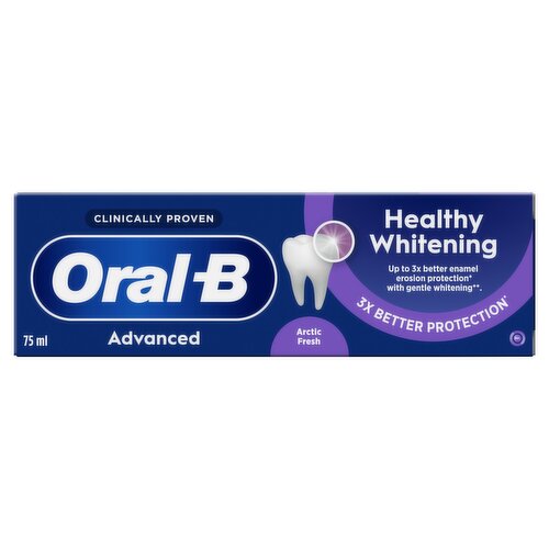 Oral-B Advanced Healthy Whitening Toothpaste 75ml