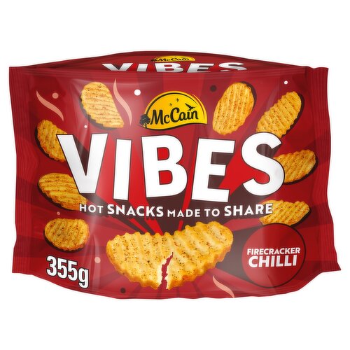 McCain Vibes Firecracker Chilli Hot Potato Snack 355g