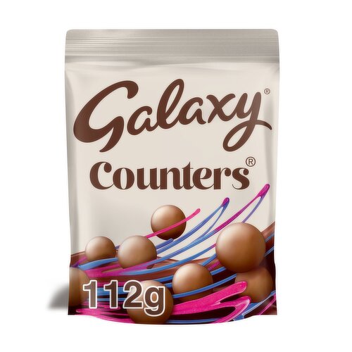 Galaxy Counters Milk Chocolate Buttons Bag 112g