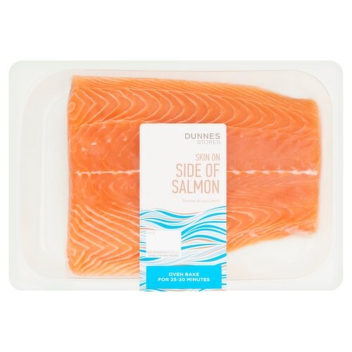 Dunnes Stores Skin on Side of Salmon 450g