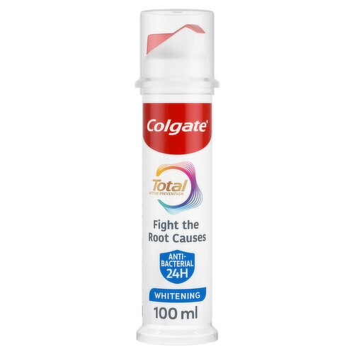 Colgate Total Teeth Whitening Toothpaste 100ml Pump 