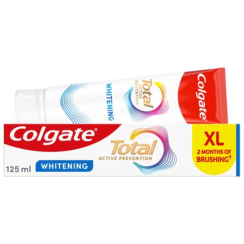 Colgate Total Active Prevention Teeth Whitening Toothpaste 125ml 