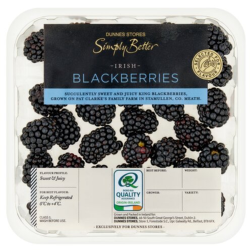 Dunnes Stores Simply Better Irish Blackberries 250g