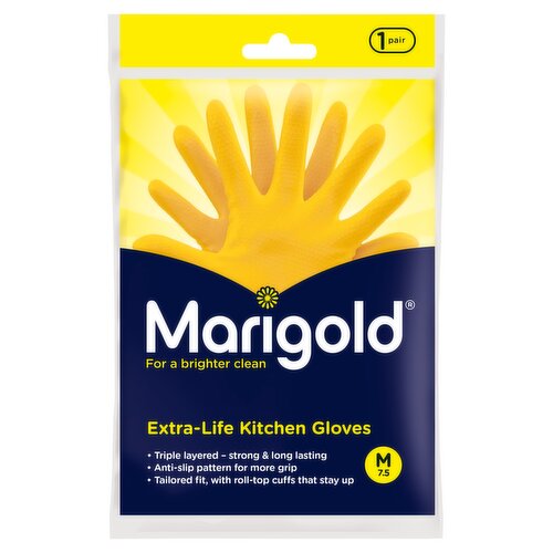 Marigold Extra-Life Kitchen Gloves M 7.5 1 Pair