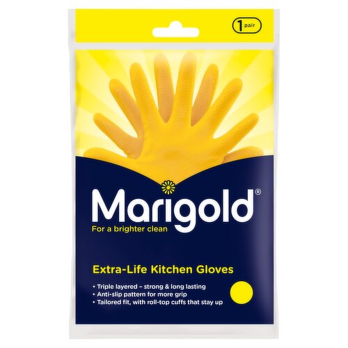 Marigold Extra-Life Kitchen Gloves S 6.5 1 Pair