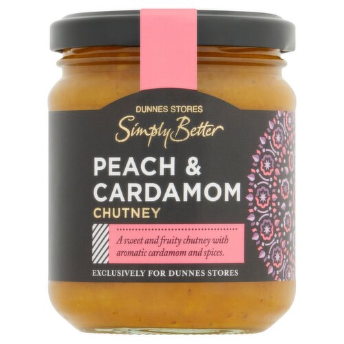 Dunnes Stores Simply Better Peach & Cardamom Chutney 210g