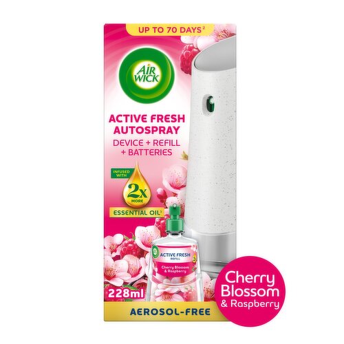 Air Wick Active Fresh Kit Cherry Blossom & Raspberry 228ml