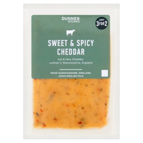 Dunnes Stores Sweet & Spicy Cheddar 180g