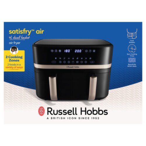 Russell Hobbs Satisfry Dual Basket Air Fryer 9L