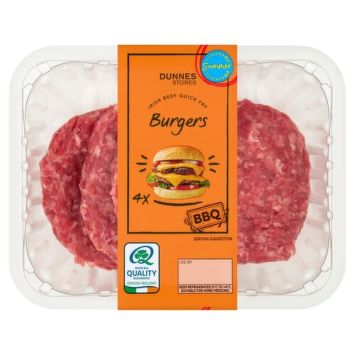 Dunnes Stores BBQ Burgers 400g