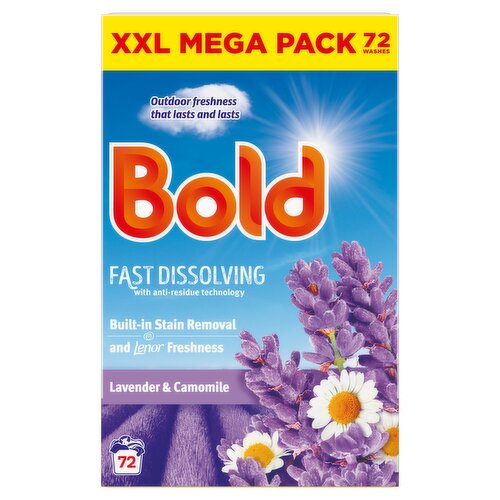 Bold Liquid Powder Laundry Detergent 72 Washes