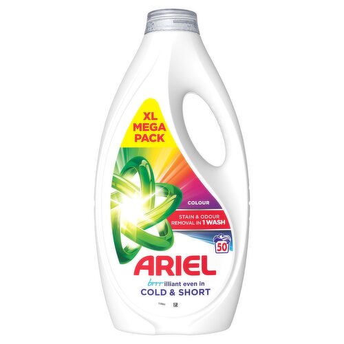 Ariel Washing Liquid, 50 Washes, Colour