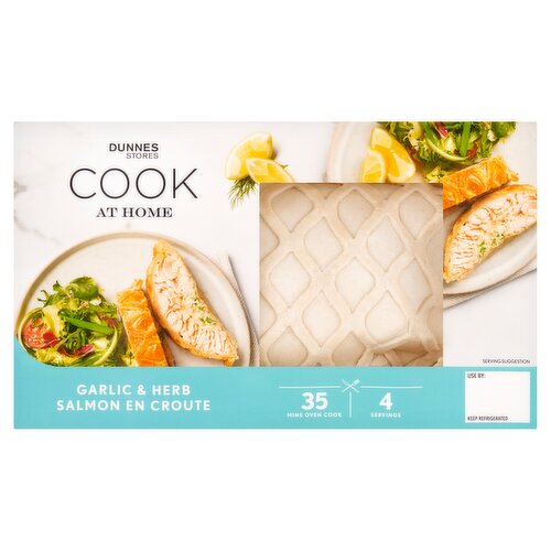 Dunnes Stores Cook at Home Garlic & Herb Salmon En Croute 635g