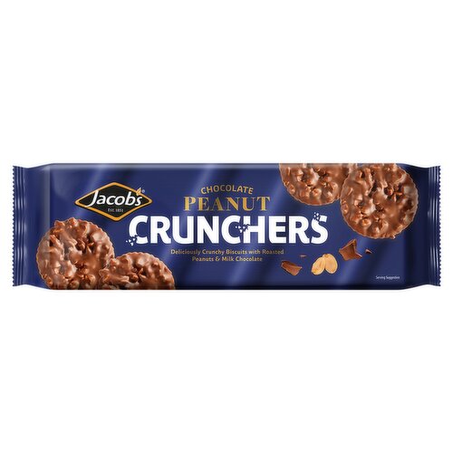 Jacob's Chocolate Peanut Crunchers 150g