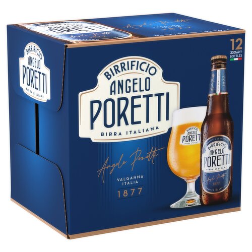 Birrificio Angelo Poretti Premium Lager Beer Bottles 12 x 330ml