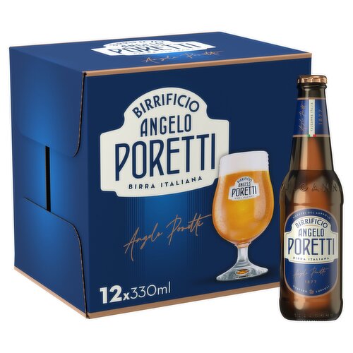 Birrificio Angelo Poretti Premium Lager Beer Bottles 12 x 330ml