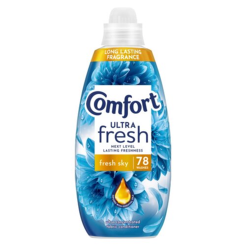 Comfort Ultra Fresh & Protect Fresh Sky Fabric Conditioner 78 washes (1.17 L)