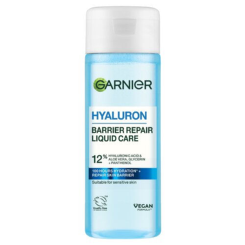 Garnier Hyaluron Barrier Repair Liquid Care Toner, 12% Glycerin, Aloe Vera, Hyaluronic Acid
