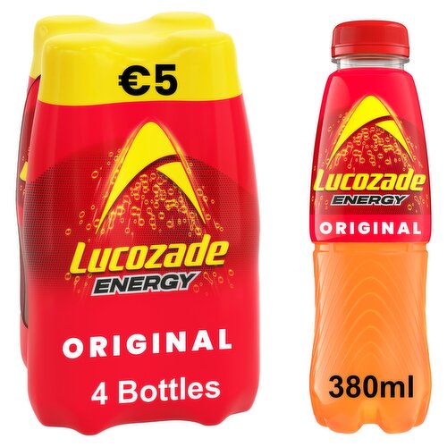Lucozade Energy Original 4x380ml PMP €5