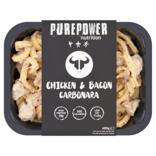 PUREPOWER Nutrition Chicken & Bacon Carbonara 400g
