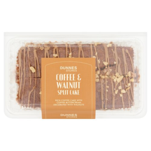 Dunnes Stores Coffee & Walnut Split Cake 400g