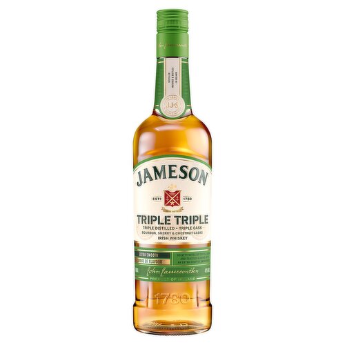 Jameson Triple Triple Irish Whiskey 700ml