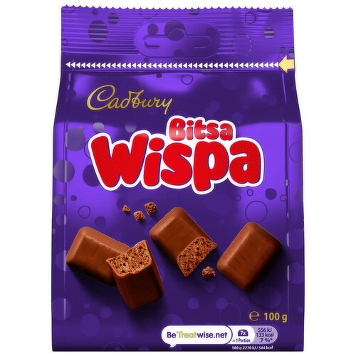 Cadbury Bitsa Wispa Chocolate Bag 100g