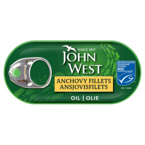 John West Oil Anchovy Fillets 45g