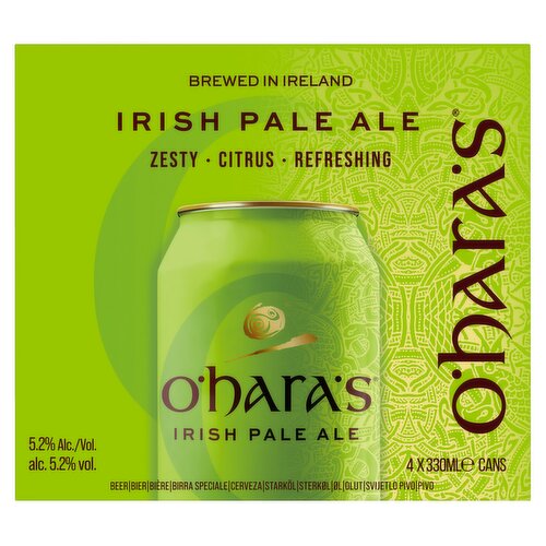 O'Hara's Irish Pale Ale 4 x 330ml