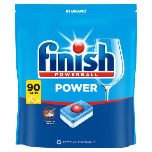 Finish Power All In One Lemon Dishwasher Tablets - 90 Tabs