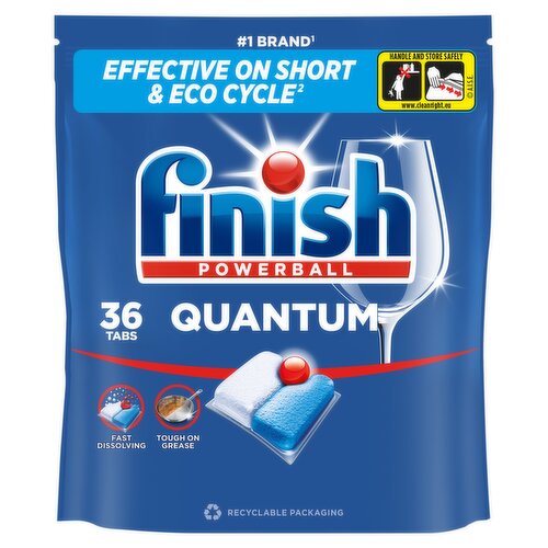 Finish Quantum All In One Dishwasher Tablets Fresh - 36 Tabs