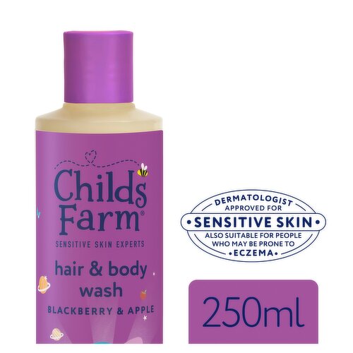 Childs Farm Blackberry & Apple Hair & Body Wash 250ml