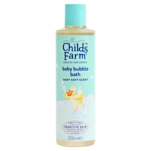 Childs Farm Baby Bedtime Bubble Bath 250ml Baby Soft Scent for Newborns & Sensitive Skin