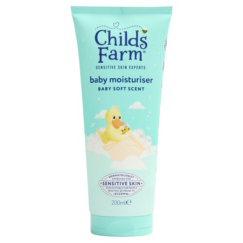 Childs Farm Baby Moisturiser 200ml Baby Soft Scent for Newborns & Sensitive Skin