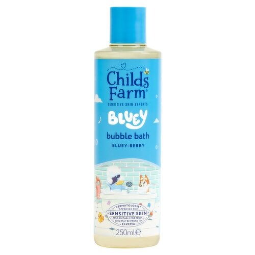 Childs Farm Bluey Bubble Bath 250ml Gentle Formula for Kids, Babies & Sensitive Skin