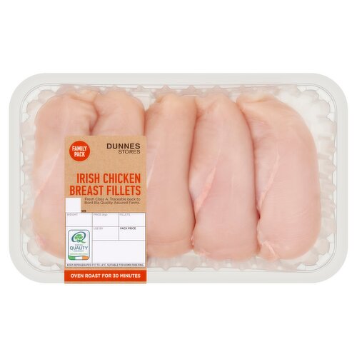 Dunnes Stores Irish Chicken Breast Fillets 970g