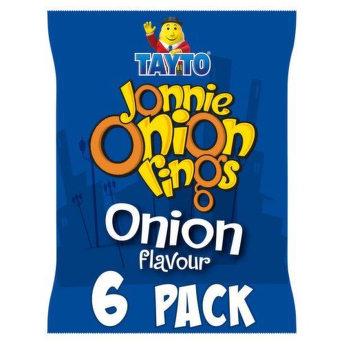 Tayto Jonnie Onion Flavour Onion Rings 6 x 28g
