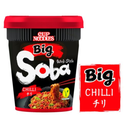 Nissin Soba Big Chilli Instant Wok Style Noodles Pot 115g
