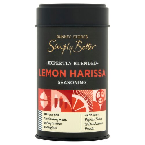 Dunnes Stores Simply Better Expertly Blended Lemon Harrisa Seasoning 120g