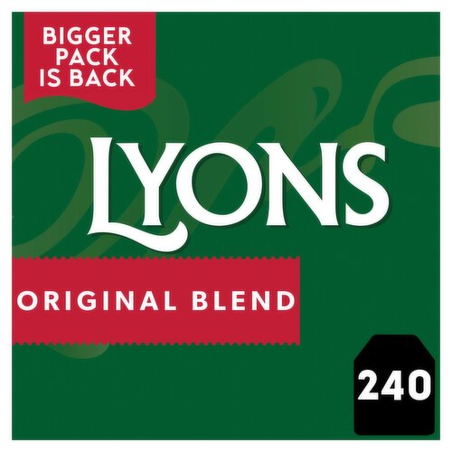 Lyons Original Blend 240 Biodegradable Tea Bags 696g