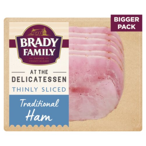 Brady Family At the Delicatessen Thinly Sliced Traditional Ham 160g