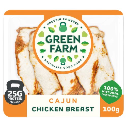 Green Farm Cajun Chicken Breast 100g