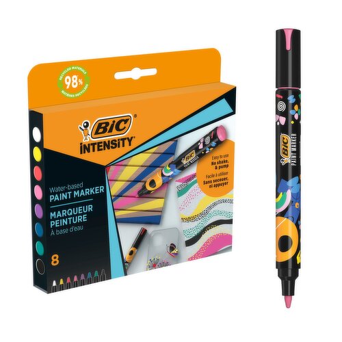 BIC Intensity Paint Markers x8