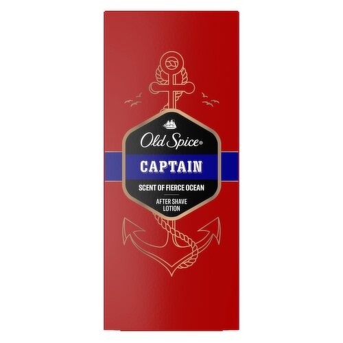Old Spice Captain After Shave Lotion for Men 100ml, Perfume Quality Scent