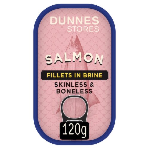Dunnes Stores Salmon Fillets in Brine 120g
